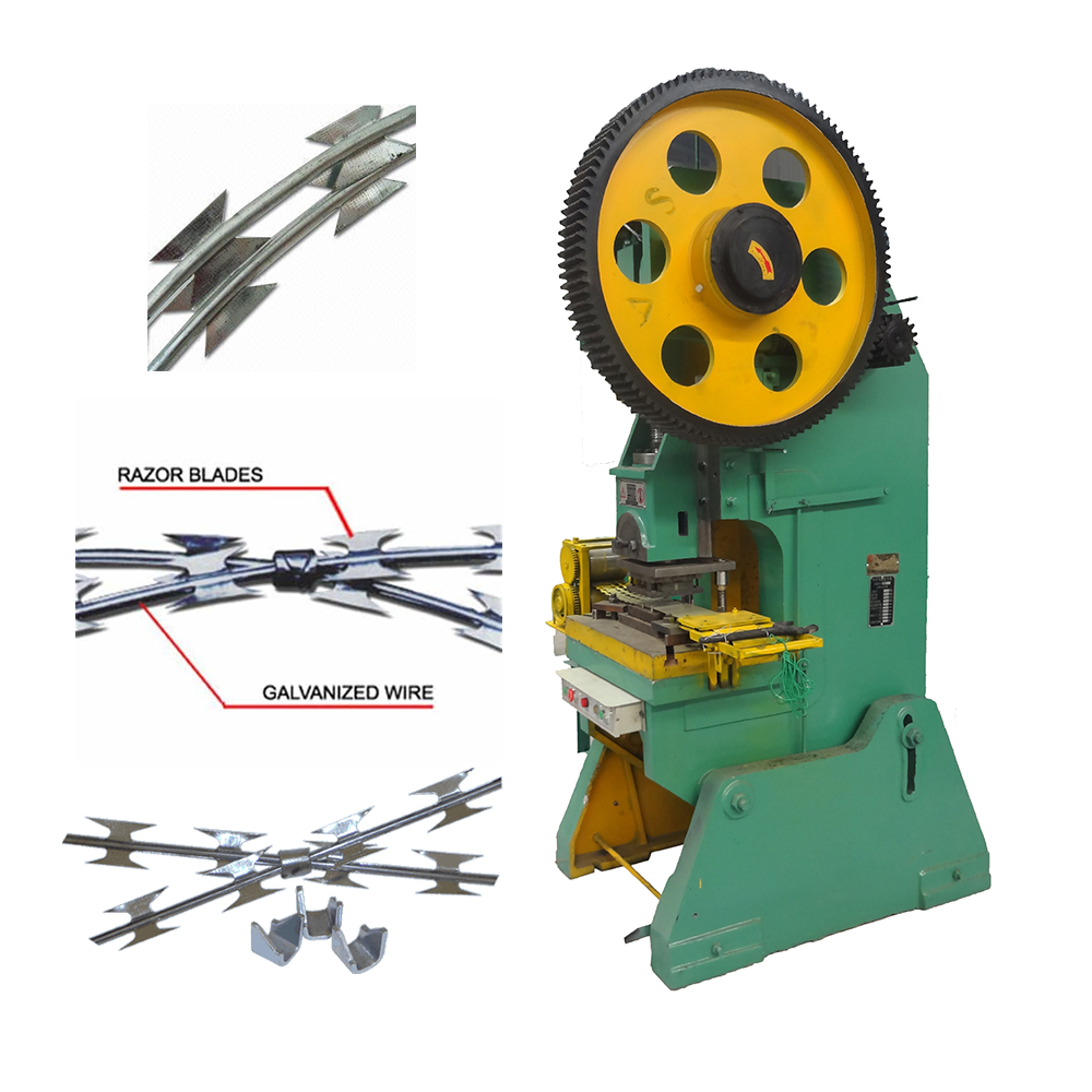 concertina razor barbed wire mesh making machine