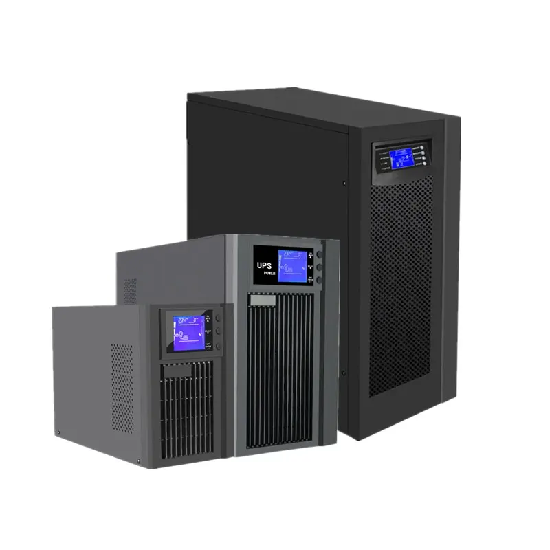 Online UPS 15 кВА 3 фазы в 1 в башне 192VDC Внешняя батарея с чистым синусоидальным выходом