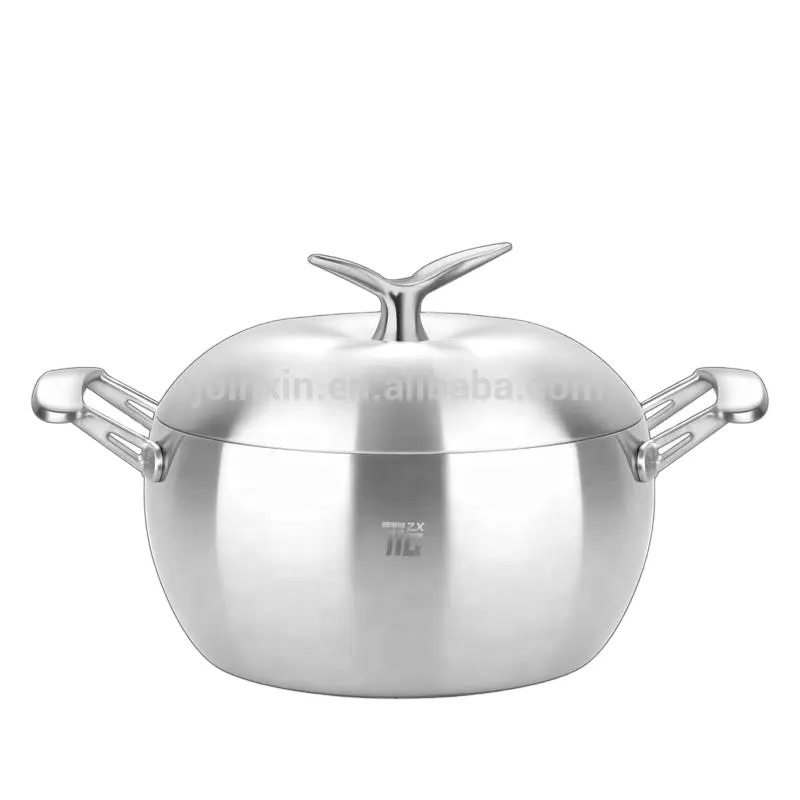 Cookware Pot Food Cooking Pot Stock Soup Pot Set Cooking Titanium General Use for Gas and Induction Cooker