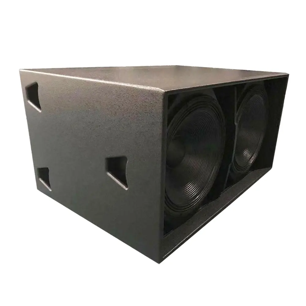 Dual 18 inch rcf 1600W peak passive subwoofer speaker bass audio sound system