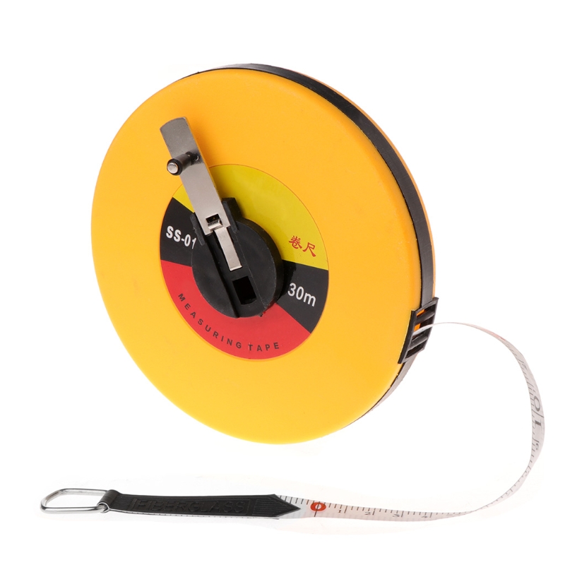 3 Types 20m/30m/50m Tape Measure Site Measurement Fiberglass Soft Rulers Building Surveying Measuring Tool Glass Fiberglasss