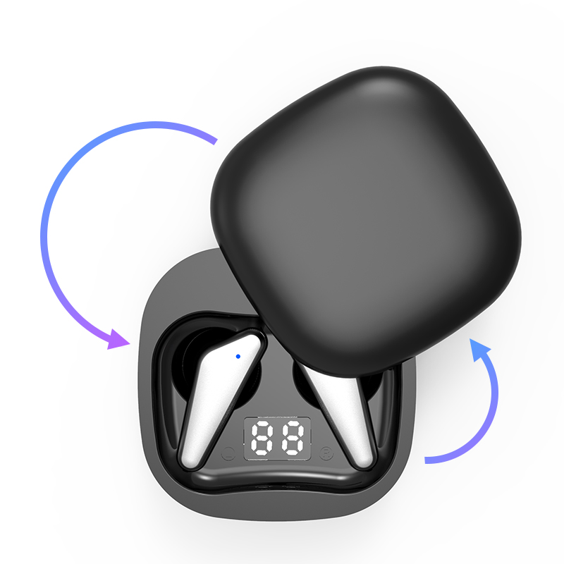Беспроводные Bluetooth наушники, Bluetooth 5,0 наушники в ухо Встроенный микрофон W/зарядным футляром наушники Bluetooth беспроводные наушники-вкладыши Tws с наушники
