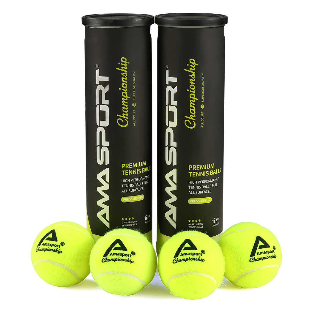 Manufacturer Premium Quality Custom Design Logo Printing Wholesale Rubber Competition 4 Tennis Balls