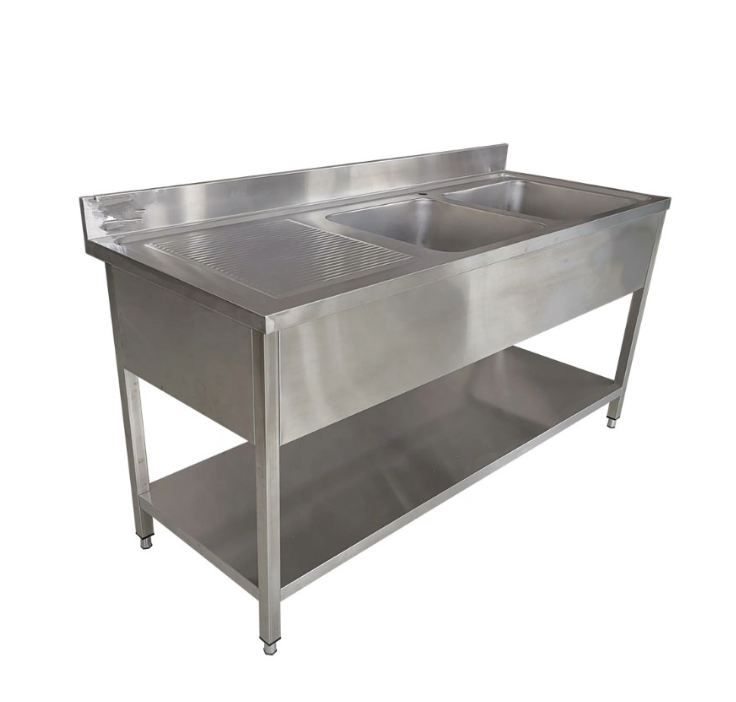 kitchen sinks 304 stainless steel double bowl sink