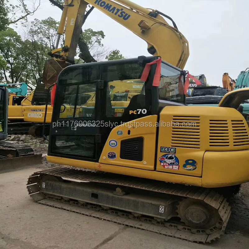 Секундной стрелки экскаватор с дешевой ценой Komatsu экскаватор PC70 использованы японский komatsu pc70 экскаватор для продажи