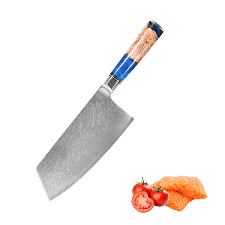 67 Layers Vg10 damascus steel knife gift chinese chopper knife meat cutter knife