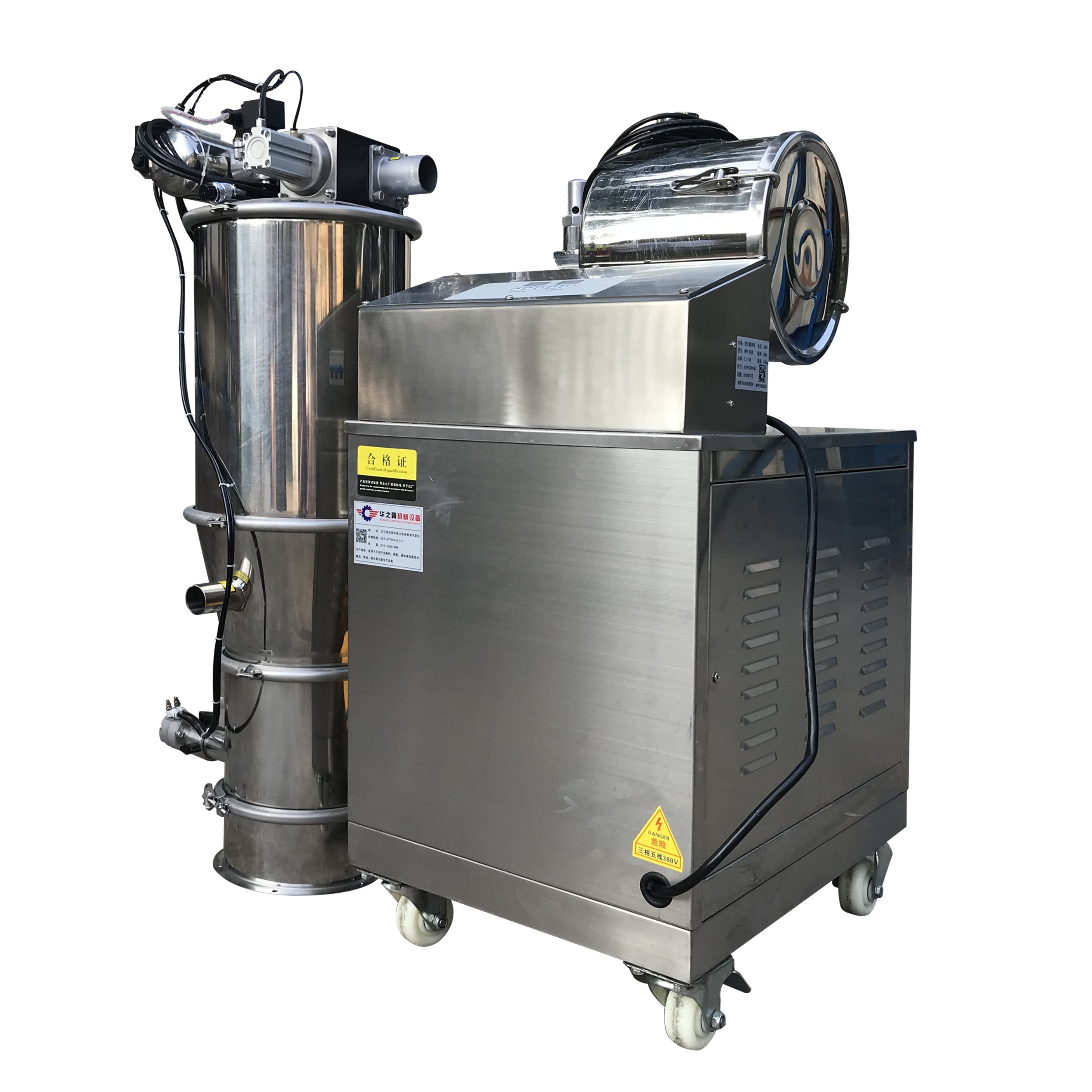 Particle vacuum feeding machine / Stainless steel 304 vacuum conveyor feeder