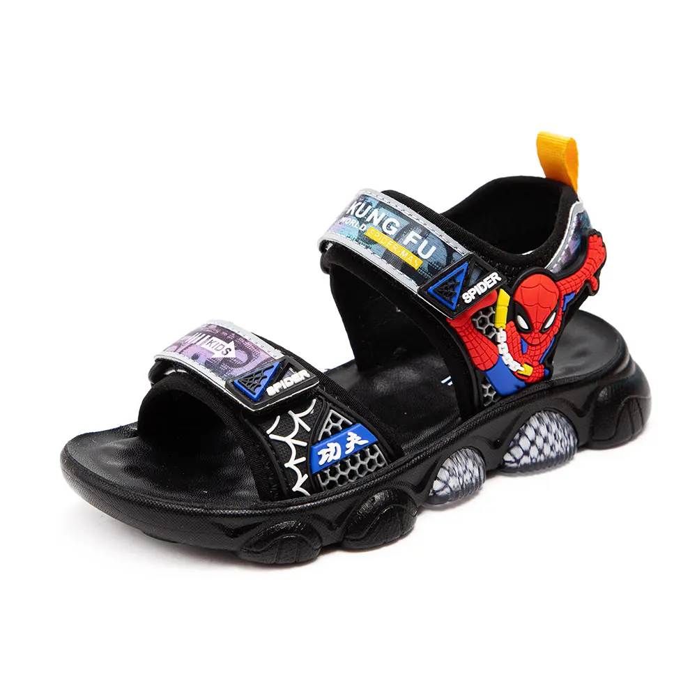 Spiderman Children's Shoes Boys and Girls Lightweight Children's Baby Sports Sandals Boys and Girls Sandals