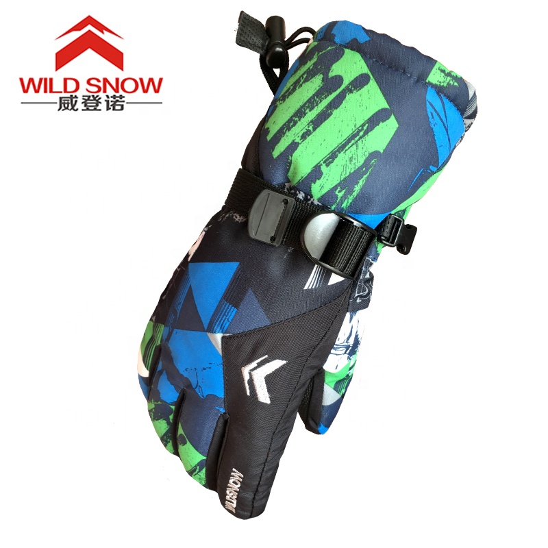 High Quality OEM Men's Riding Fashion Antislip Waterproof Winterproof Outdoor Winter Sport Snowboard Ski Gloves