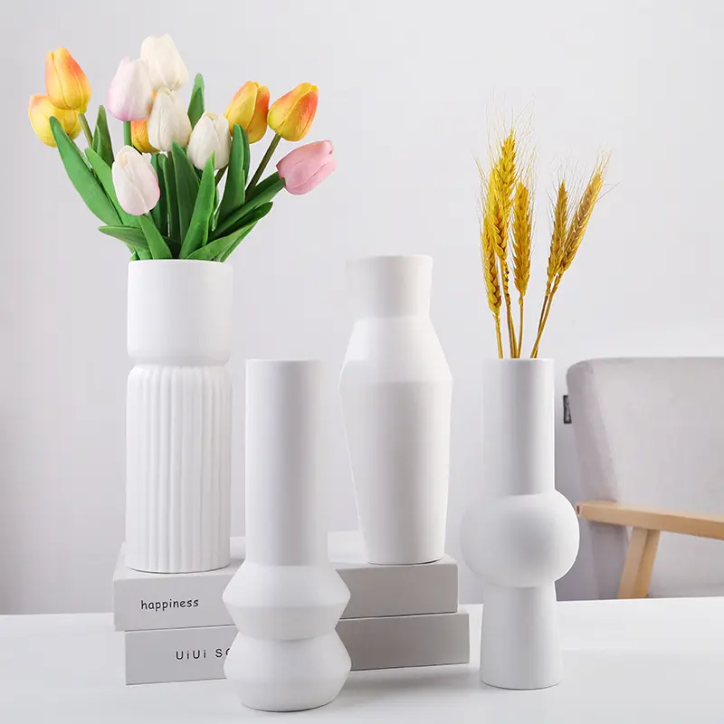 Home Decoration Ceramic Flower Vase New Design Ceramic Vase Set