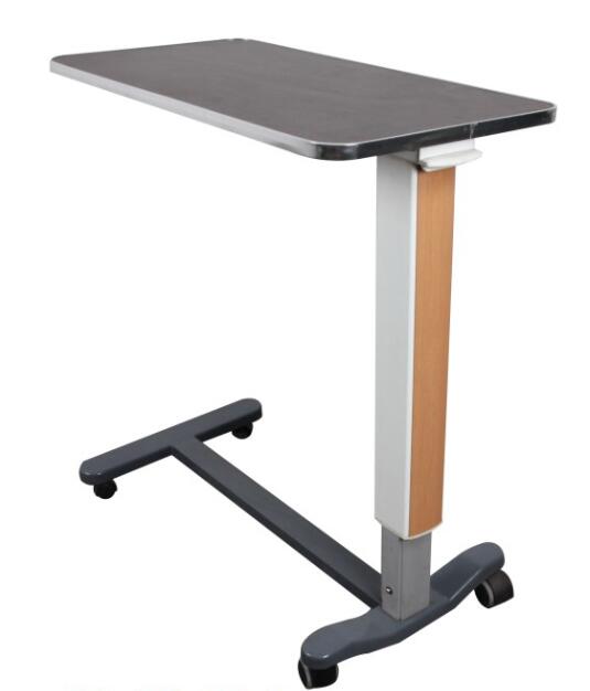 Adjustable over bed table hospital bed accessories A035