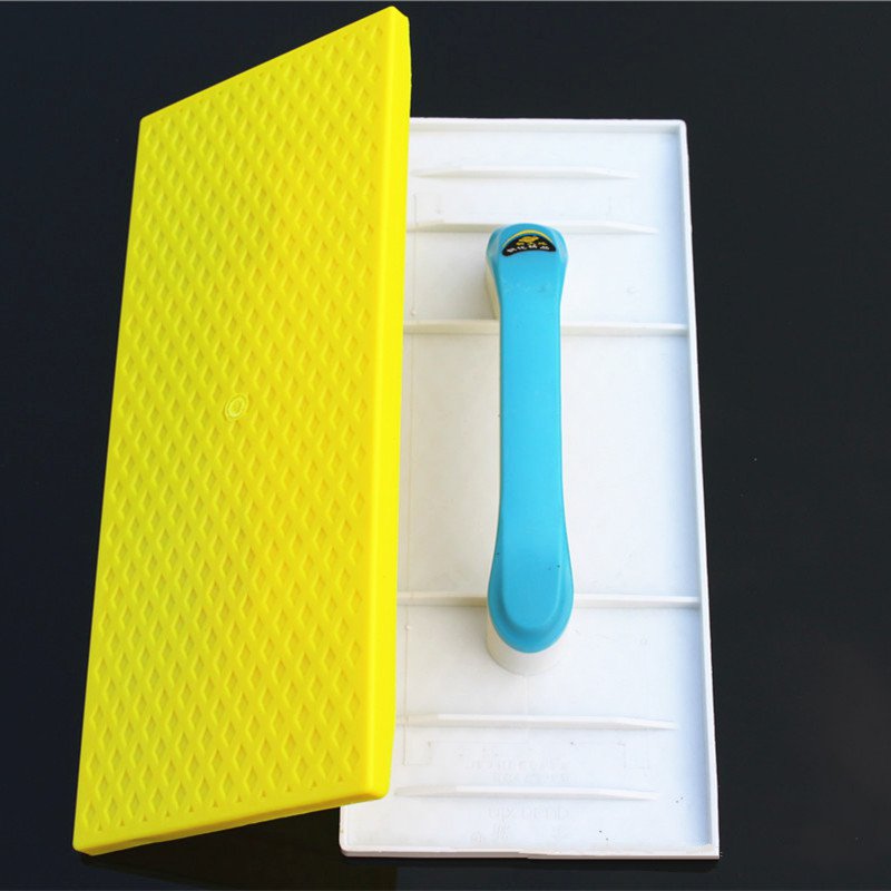 Large size15*35 plastic float plaster flat trowels with handle
