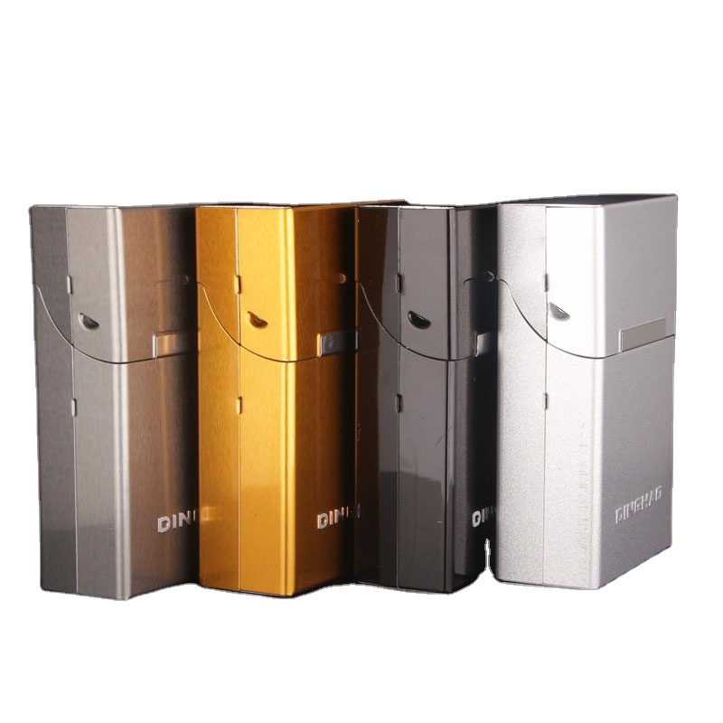 Factory wholesale low price automatic aluminum cigarette case /cigarette case china/Any logo can be made