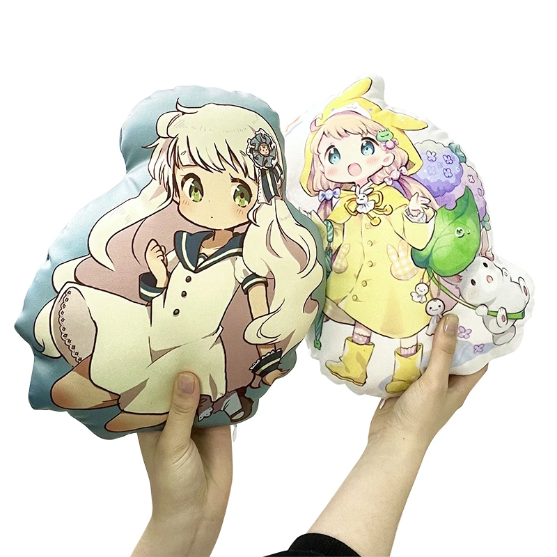 China Factory pillows Buti printed Irregular Shaped Custom Anime Pillow Case Fancy Dakimakura Pillow Cushion
