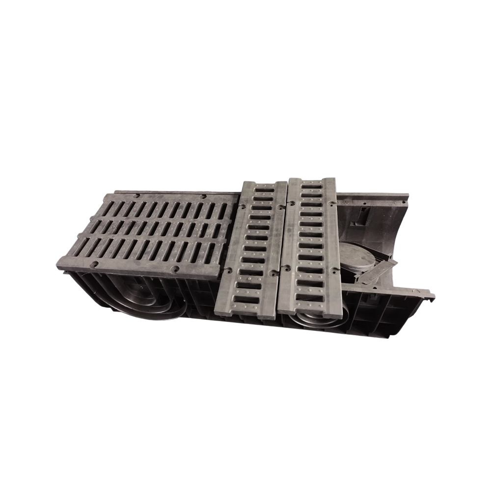 Manufacturers sell black plastic Drainage channel Rain drainage trench channel