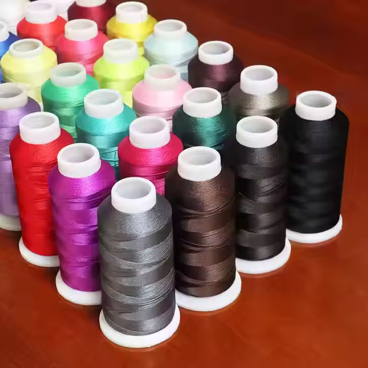 100% Polyester Sewing Thread Dyed 40/2 5000yds For Garments And Industrial Since 1999 Spun Polyester Thread For Sewing Machines