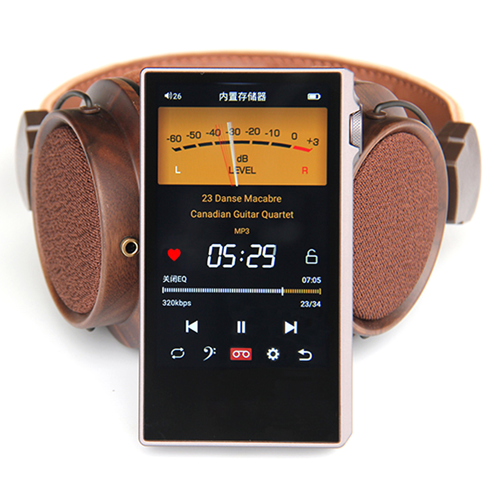 Q8 Hi-Res Music Player Hi-Fi Lossless Bluetooth MP3 Player Portable High Resolution Digital Audio Player with Full Touch Screen