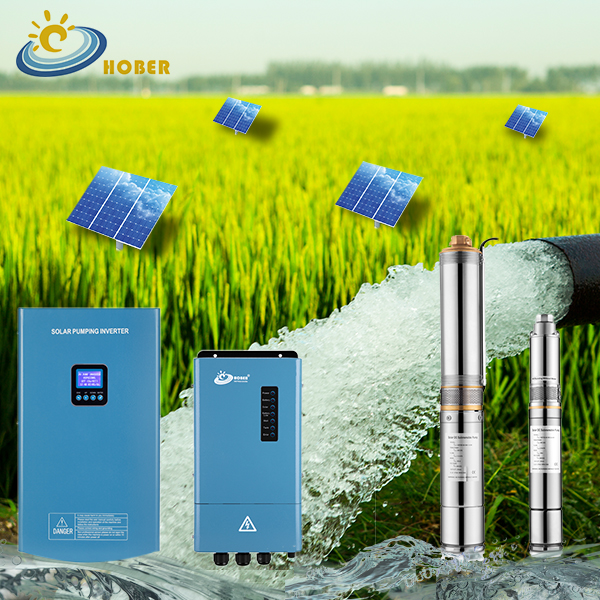 3hp 2.2kw однофазный хобер Солнечный насосный инвертор для подачи воды для орошения