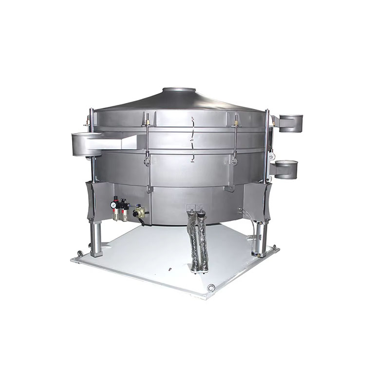 Low noise vibration sifter citric acid powder screening stainless steel tumbler vibrating screen machine sieve graphite powder