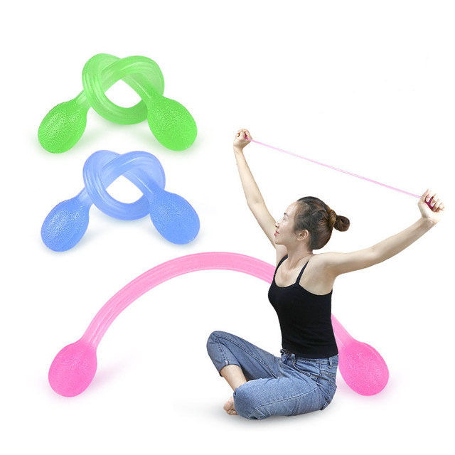 Portable Silicone Shaping Exercise Yoga Pull Rope Fitness Elastic Rope Training Equipment Elastic Stretch Resistance Band