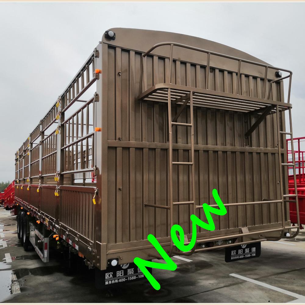 # OYJD Новый 40 футов бортовой прицеп забор Кола полуприцеп использовать контейнеры зерно сахар sault яблоки транспорт Южная Азия на продажу