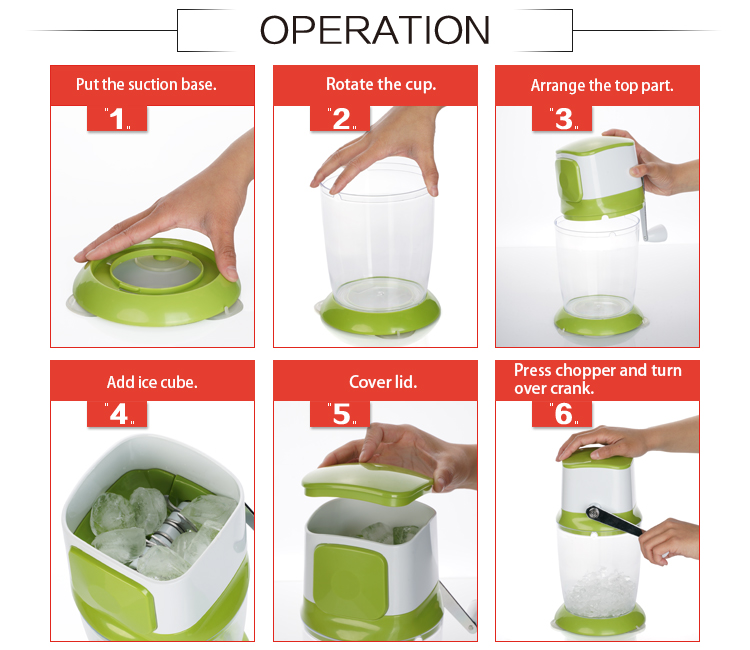 Make snoballs Бритва для дома, бритва для льда, конусная дробилка для снега