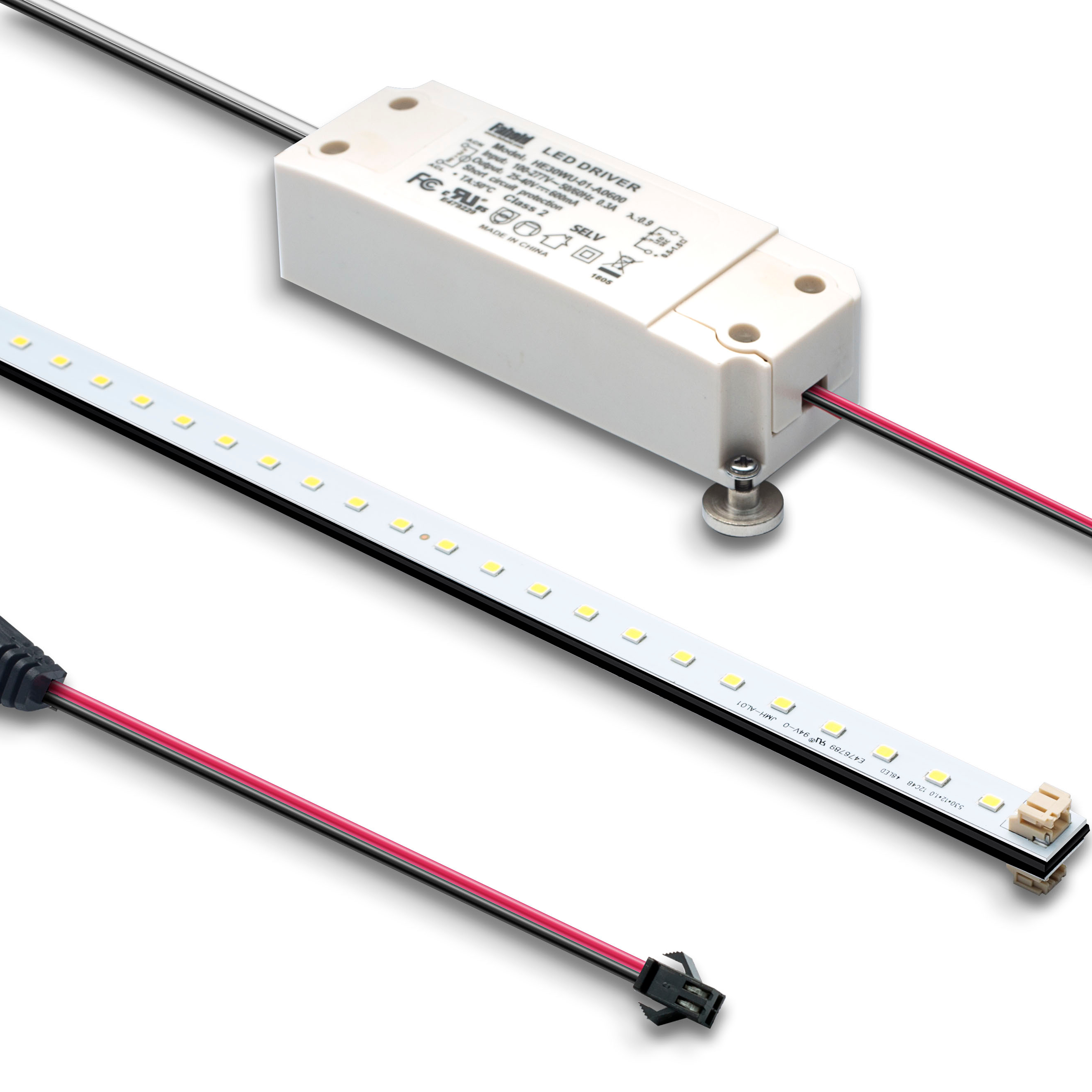 0-10V dimming LED magnetic strip retro kits 24w 36w 48w 54w 72w 130lm/w for led troffer replacement