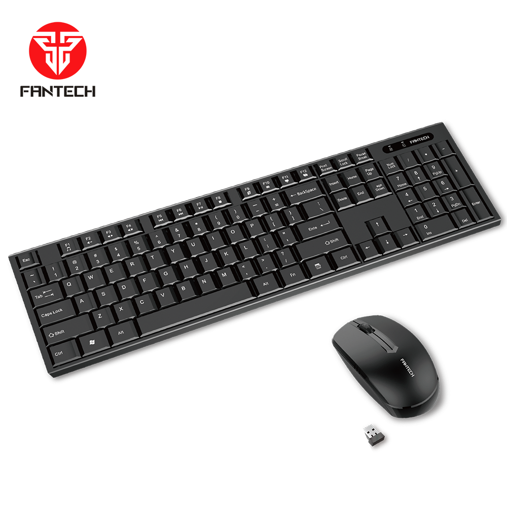 Оптовая продажа Fantech WK893 дешевая Профессиональная беспроводная клавиатура и мышь для офиса
