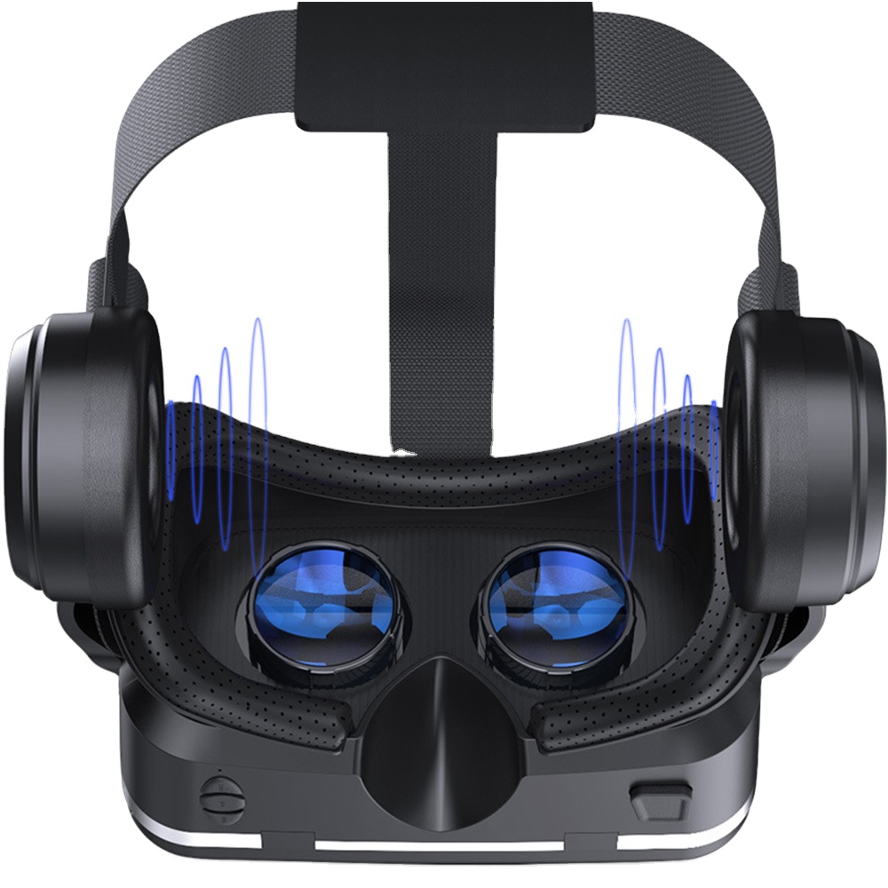 Горячая Распродажа, модель VR-гарнитуры из АБС-пластика с наушниками для просмотра видео VR на 360 градусов для смартфонов Android iOS WIN