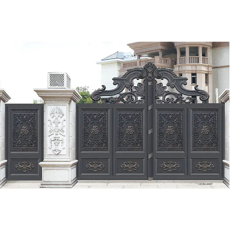 2022 Popular remote control gate and swing driveway gates lowest price