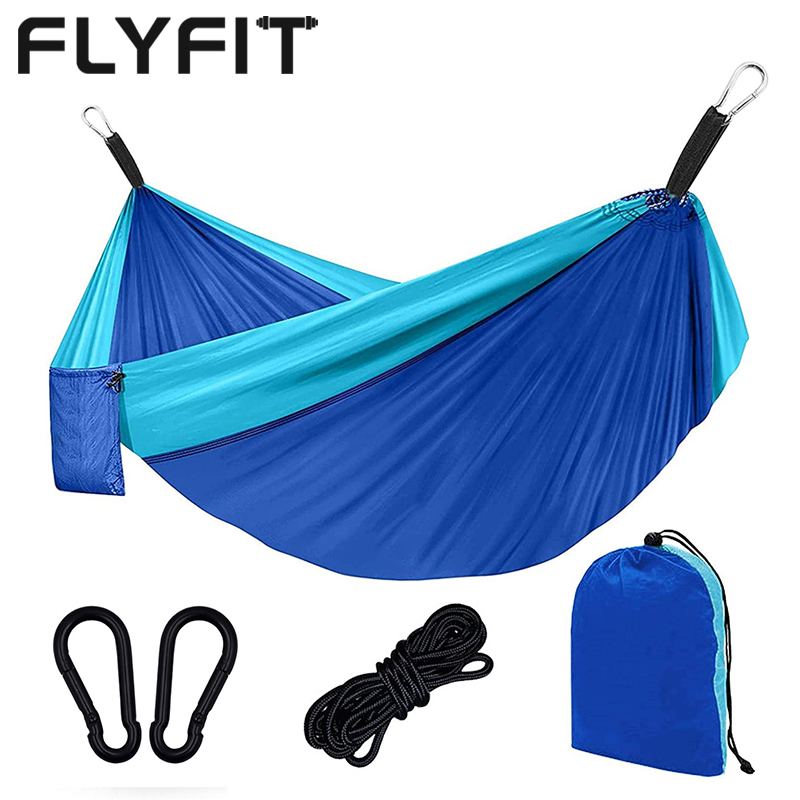 FLYFIT Custom оптовая продажа парашютный нейлоновый портативный гамак для кемпинга
