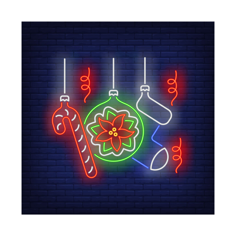 Merry christmas decoration neon lights Santa Claus neon signs