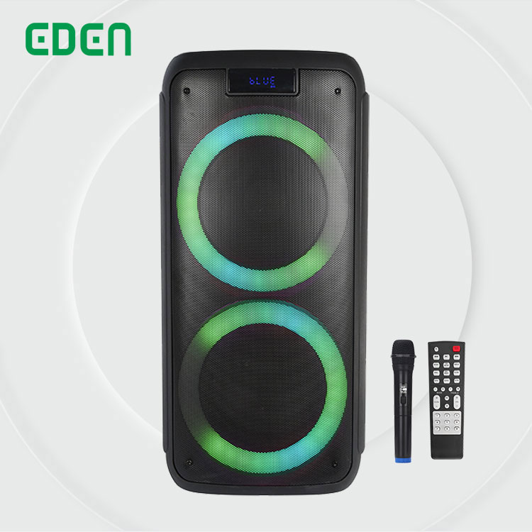 EDEN со Bluetooth наушники-вкладыши TWS с Dual 8-дюймовый беспроводной BT караоке портативный partybox PA PRO перезаряжаемая Светодиодная лампа на открытом воздухе партия динамик S для мобильного телефона