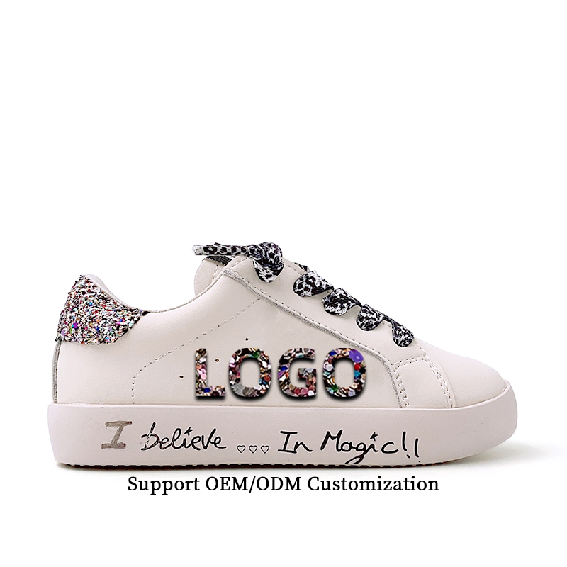 Wholesale Fashion Boys Casual Shoes Star Toddler Baby Kids Sneakers Footwear Custom Designer Leather Children Sport Shoes Girls