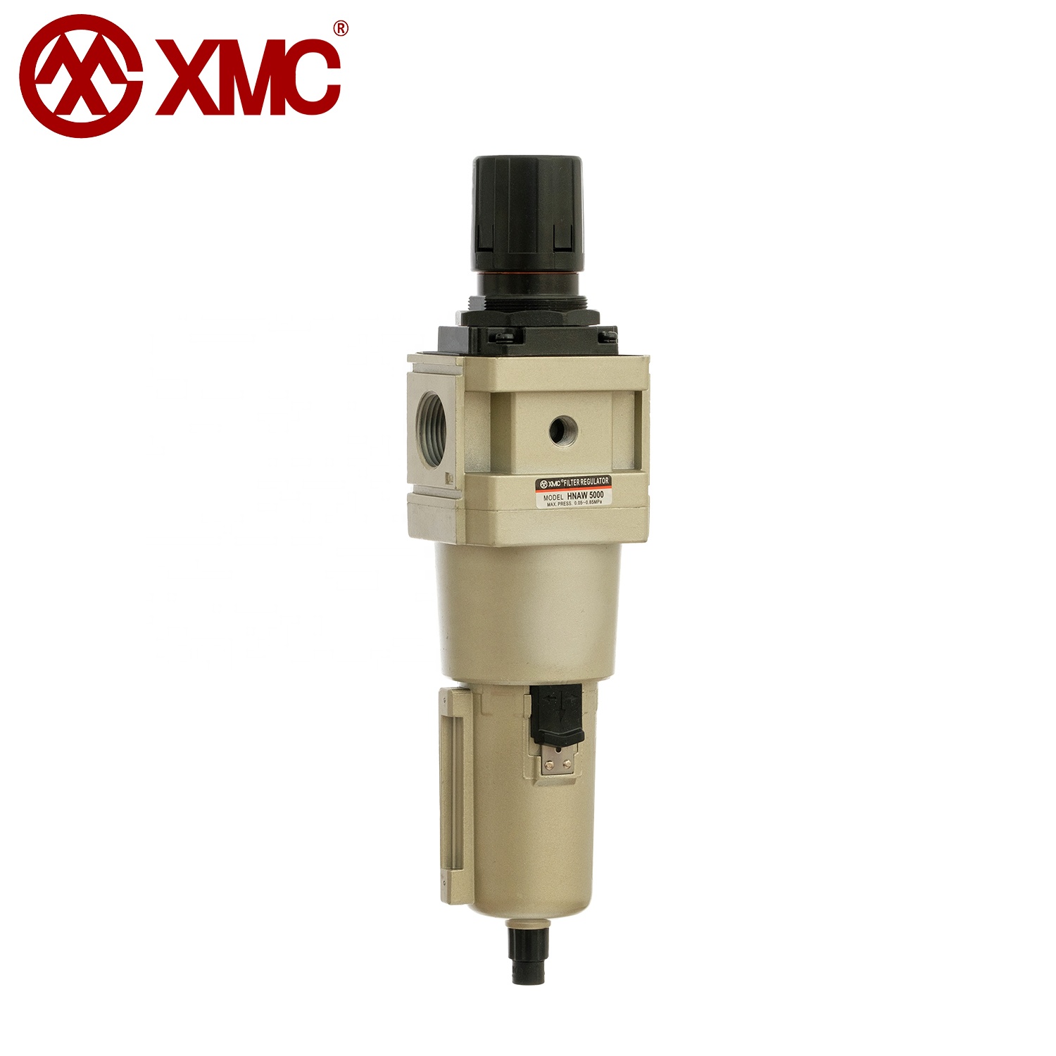 XMC HNAW5000-10 пневматические инструменты, алюминиевые пневматические детали для литья под давлением, регулируемый регулятор давления воздуха и фильтрующие инструменты