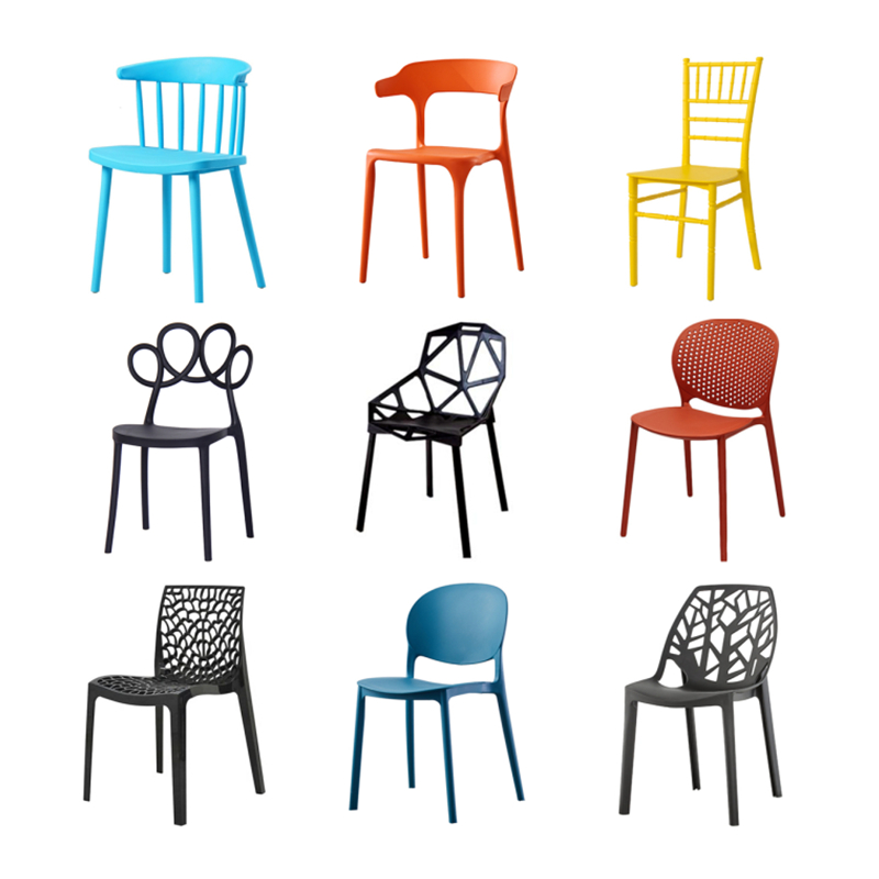 Fashion modern plastic stackable chair,luxury restaurant wholesale plastic chairs acrylic chair