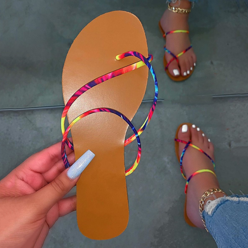 wholesale latest ladies footwear jelly sandals women flat shoes