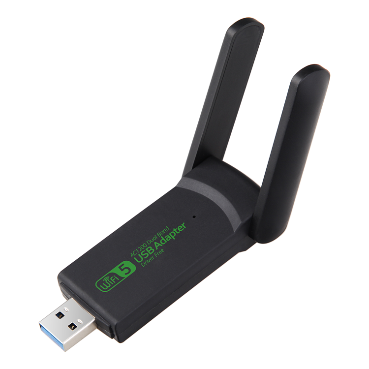 Новый Usb3.0 1200 Мбит/с Wi-Fi адаптер двухдиапазонный Wi-Fi 5 ГГц 2,4 ГГц 802.11ac Mtk7612un антенна Wi-Fi адаптер