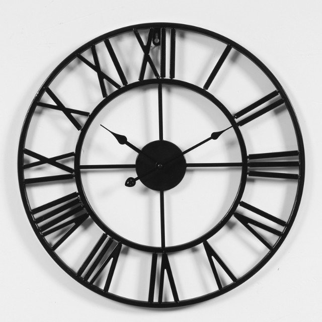 Часы Reloj de pared в стиле ретро с бесшумными римскими цифрами, настенные часы, настенные часы для украшения дома