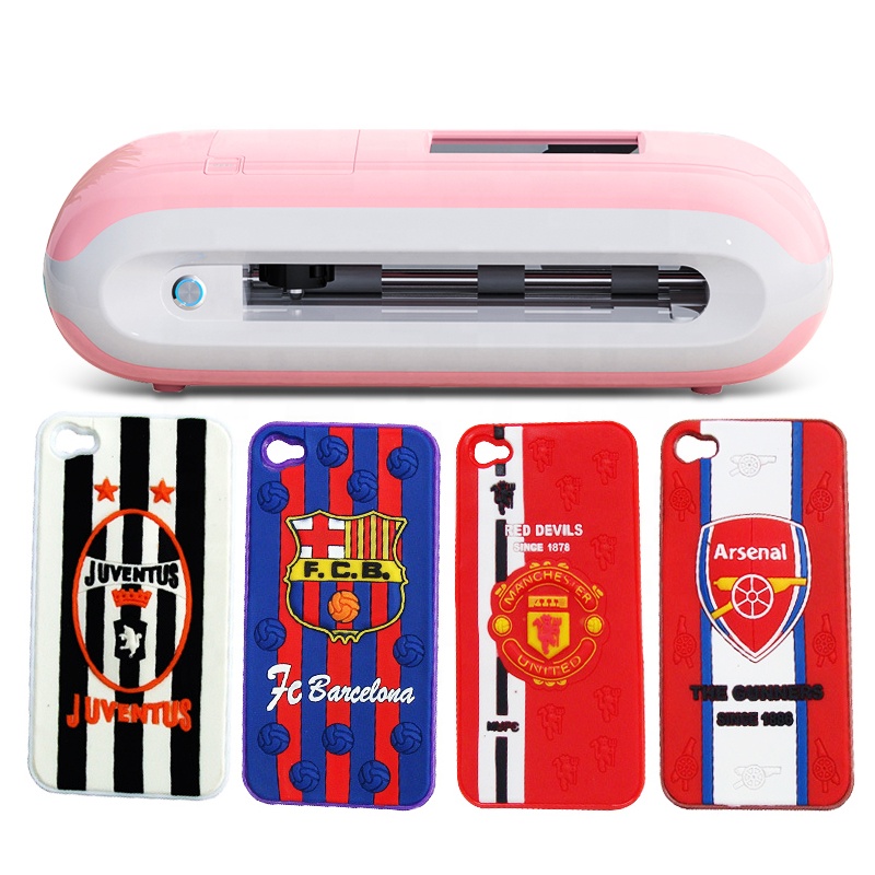 Super Mini Customized Fully Automatic Mobile Phone Screen Protector Cutting Tpu Hydrogel Film Skin Sticker Cut Plotter Machine