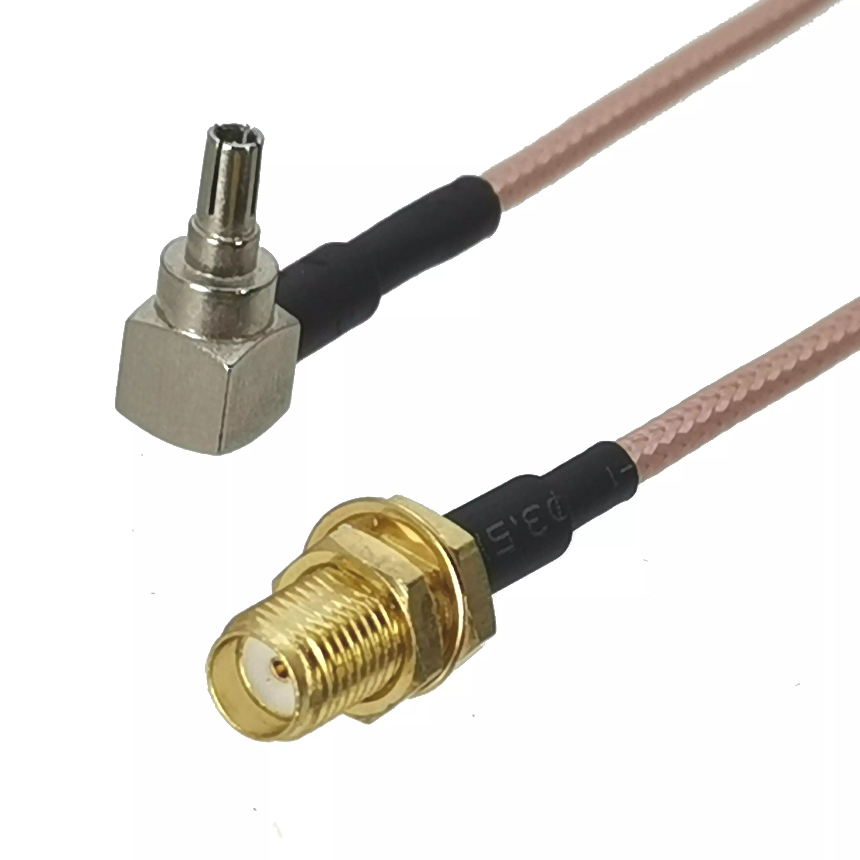 RG316 SMA Female Bulkhead to CRC9 Male Plug Right angle Connector RF Coaxial Jumper Pigtail Cable For USB Modem 4inch~10M