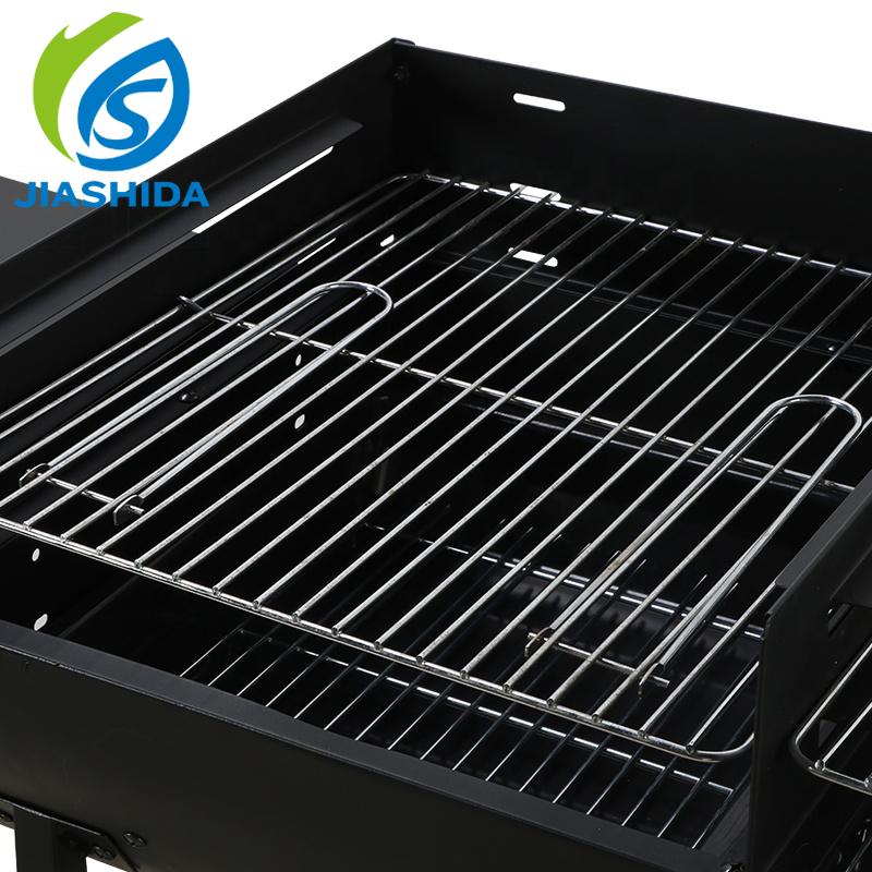 Brand New Design Camping Trolley Charcoal BBQ Grill  Portable Steel Charcoal Barbecue