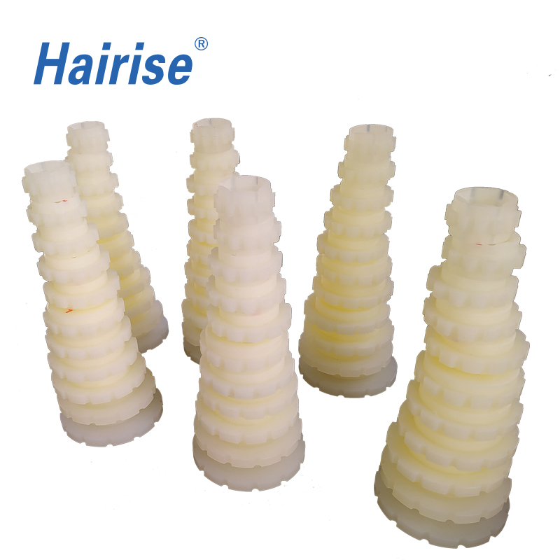 Hairise 8600 серия ленточный конвейер пластмассовая Механическая Звездочка с шестигранным валом