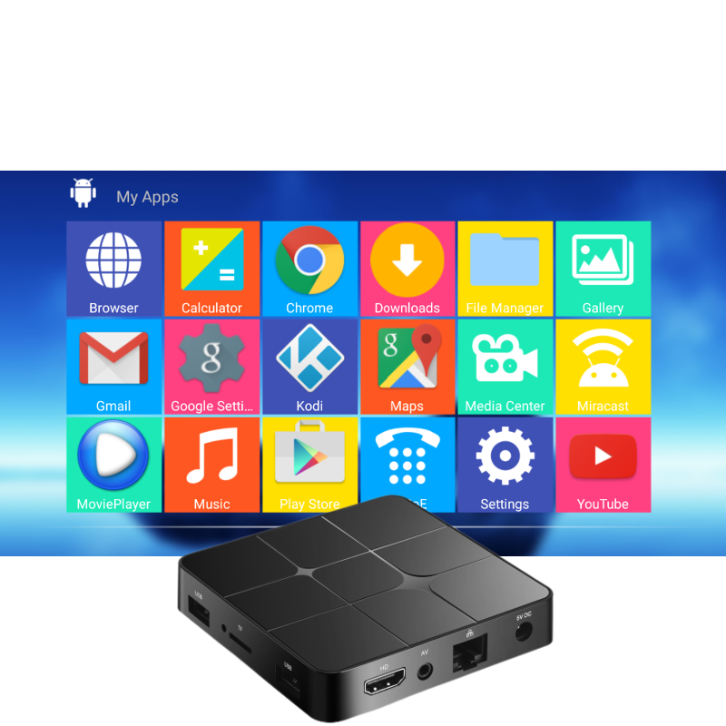 Оптовая продажа S905W 2 Гб ram smarttvboxandroid поддержка 4k потоковый медиаплеер 16 Гб ROM Smart set top box