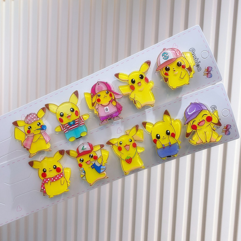 Заколка для волос Poke Pika, аксессуары, Шпилька для волос для детей, девочек, малышей, женщин, украшение, Симпатичные заколки-невидимки, набор мини-заколок, тренд, оптовая продажа