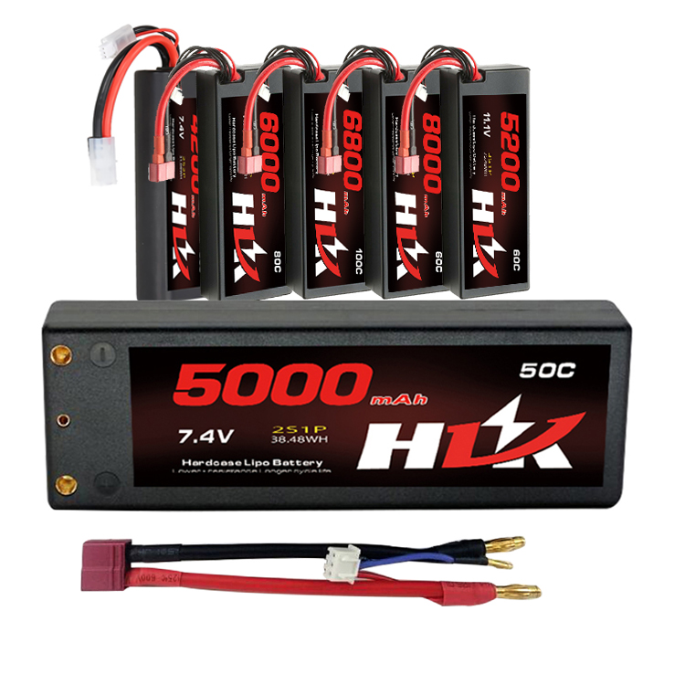 В наличии 5000 мА/ч, 6200 мА/ч, 8000 мА/ч, 50C 80C 100c 7,4 V 11,1 V 2S 3S 4S 5S 6S Traxxas Lipo батареи сотового Trx-4 Масштаб Rc автомобильного аккумулятора