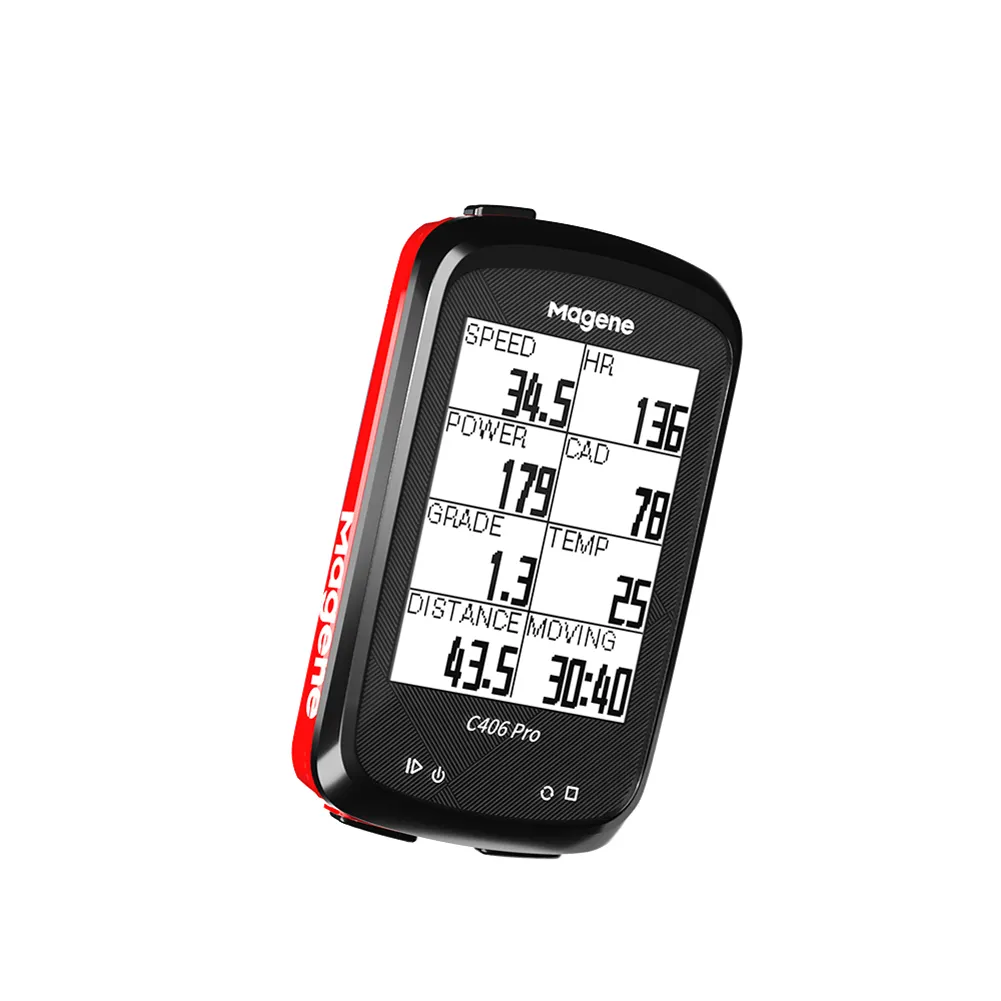 MAGENE C406 Pro  Bike Computer Wireless MTB GPS Bicycle Odometer Ant+ Cadence IPX6 Waterproof Road Cycling Speedometer