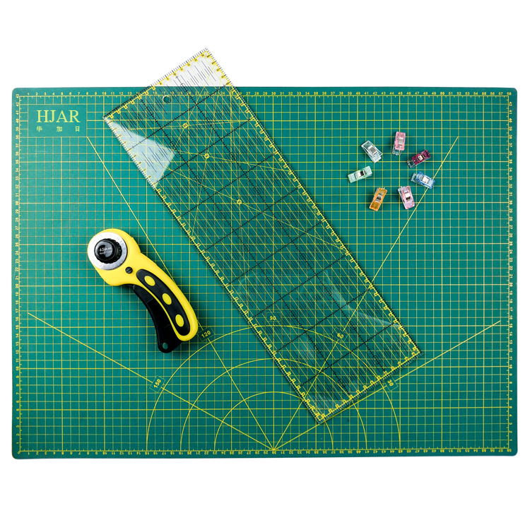 Quilting A2 роторный резак резка коврики набор в том числе 15X45 см правитель A2 резка коврики, 45 мм роторный резак, лезвия