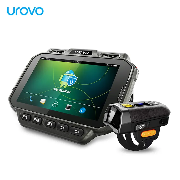 U2 Android 10 Smart Wearable Pda Rugged Mobile Computer Wearable Pda Barcode Scanner