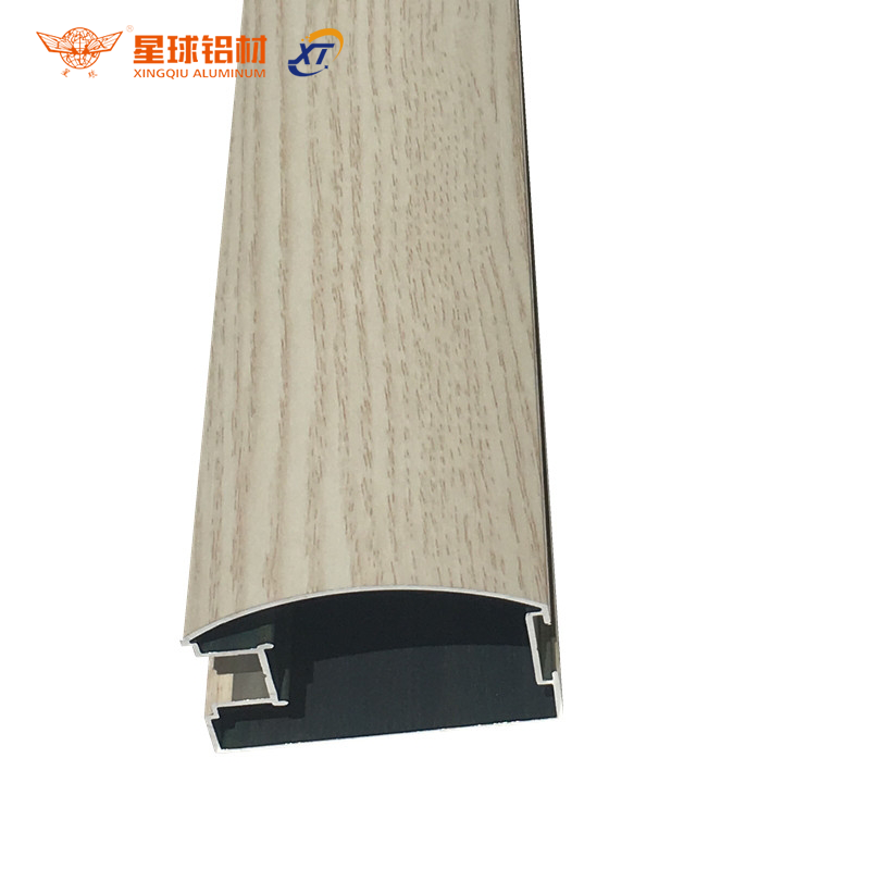 XingQiu Aluminum Alloy Products Aluminium Sliding Door Track for Wood-grain Aluminium Wardrobe